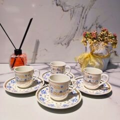 DM PORSELEN AESTHETIC SIPS 4 KİŞİLİK TÜRK KAHVE FİNCANI