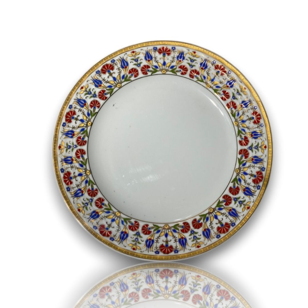 DM PORSELEN ALTIN KARANFİL PORSELEN TABAK 25 CM