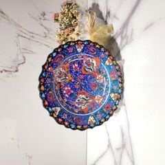 DM PORSELEN KARANFİL EL İŞÇİLİĞİ ÇİNİ TABAK 25 CM