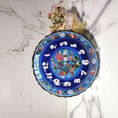 Dm Porselen Gregor El İşçiliği Duvar Saati