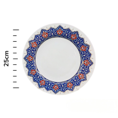 Dm Porselen Osmanlı Motif Porselen Hediyelik Plaket Tabak 25 Cm