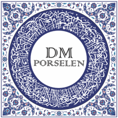 Dm Porselen Hediyelik Kadife Kutulu Karo 20x20