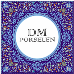 Dm Porselen Hediyelik Kadife Kutulu Karo 20x20