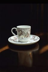 Dm Porselen Kadife Kutulu Sedef Kahve Fincan Takımı