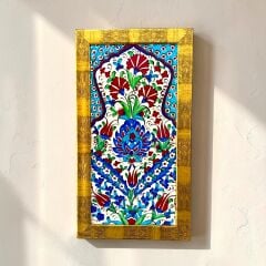 Karanfil Desenli Çini Karo